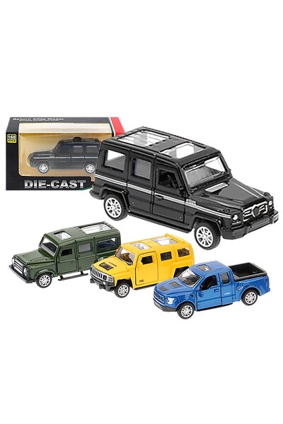 ToyMarkt Χυτό με μηχανισμό οπισθέλκουσας κίνησης 1:60 εκτός δρόμου 12x6x5εκ. ...
