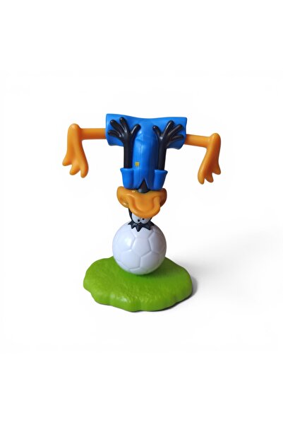 Hureggo vintage Looney Tunes Daffy Duck Futbol Temalı figür oyuncak - 8.5 cm