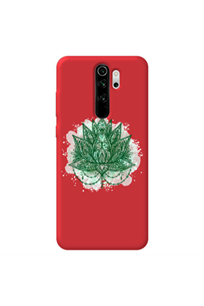 Other Xiaomi Redmi Note 8 Pro Witch leaf Red Colored Silicone TPU Θήκη