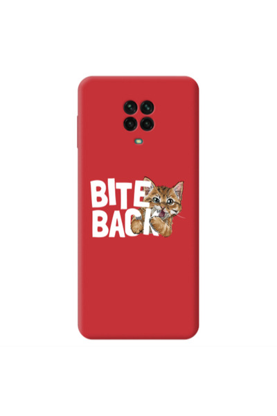 Other Xiaomi Redmi Note 9 Pro bitte back cat Red Colored Silicone TPU Θήκη