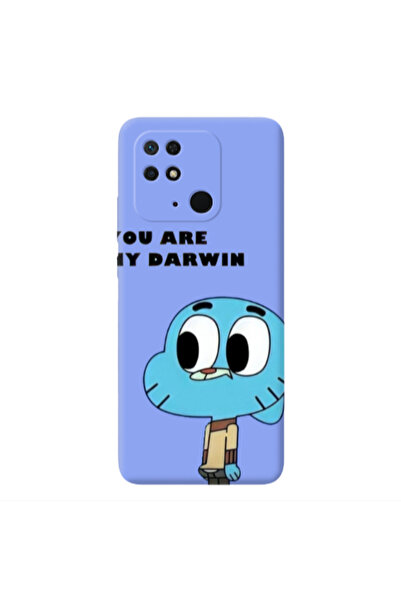 Other Xiaomi Redmi 10C You are my darwin Light Purple Colored Silicone TPU Θήκη