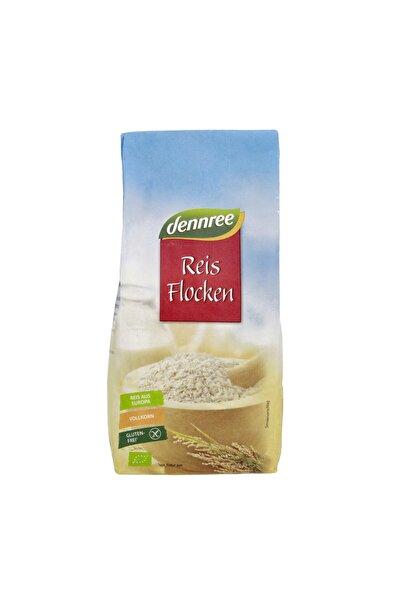 Dennree Fulgi integrali de orez fara gluten,