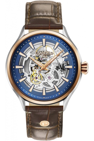 Roamer Ceas bărbătesc 101663 49 45 05N — albastru, clasic, schelet