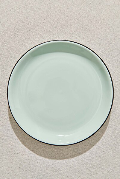 Paşabahçe Electrum Ceramic Dinner Plate Water Green, Dinner Plate, 1 Piece