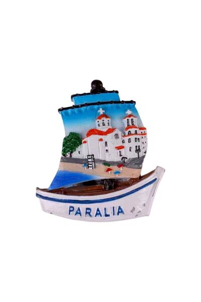 Tradesor Tουριστικό μαγνητάκι Souvenir - Σετ 12pcs - Paralia - 678101