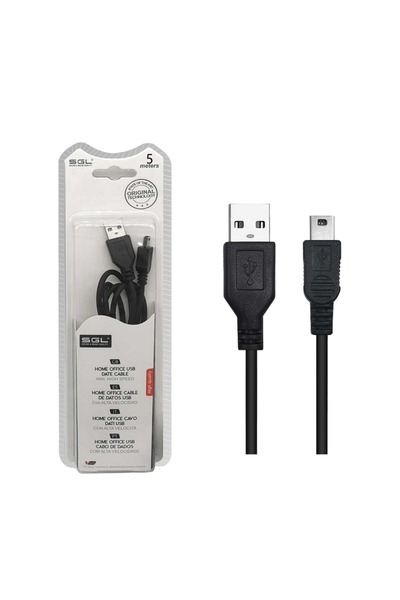 sgl Καλώδιο μεταφοράς δεδομένων - Data - 3S - USB-A male/USB mini male - 5m -...