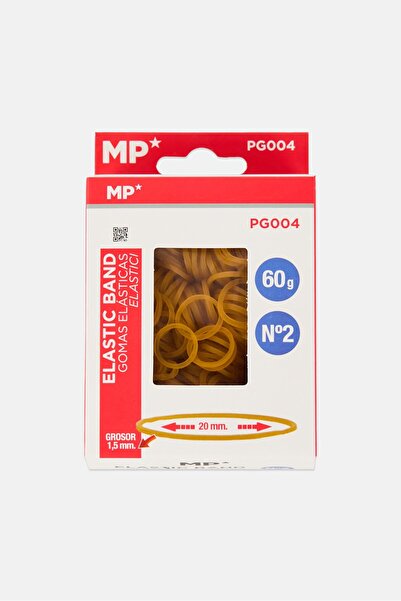 Main Paper No 2 Elastic Band 1,5mm, Yellow