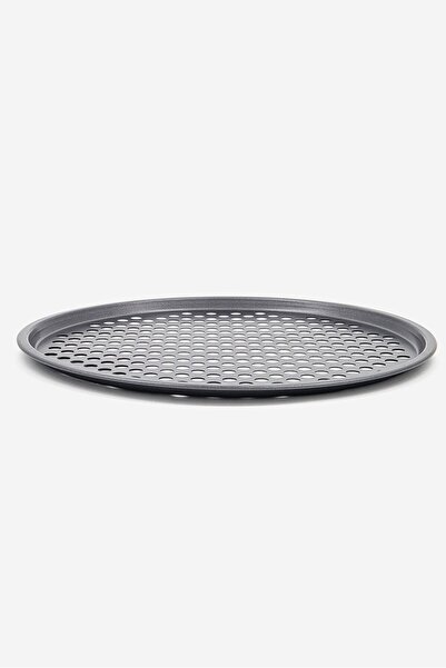 Baker's Secret Optimum Non Stick Pizza Crisper Pan 33 cm, Charcoal