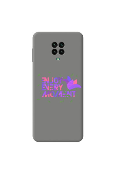 Other Xiaomi Redmi Note 9 Pro Enjoy Every Moment Grey Colored Silicone TPU Θήκη