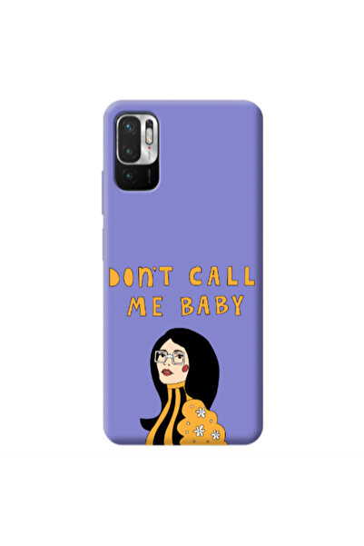 Other Xiaomi Redmi Note 10 Pro 5G Call me baby Purple Colored Silicone TPU Θήκη