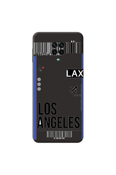 Other Xiaomi Redmi Note 9 Pro Los angeles Black Colored Silicone TPU Θήκη