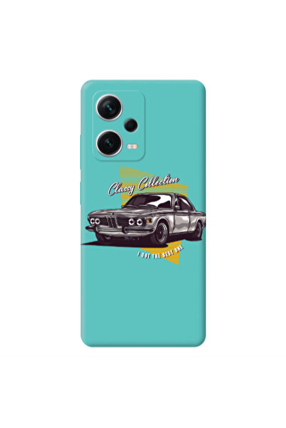 Other Xiaomi Poco X5 Classy Collection Turquoise Colored Silicone TPU Θήκη