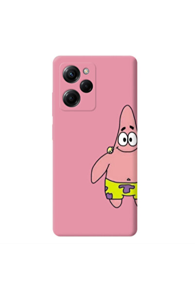 Other Xiaomi Poco X5 Pro Spong 1 Pink Colored Silicone TPU Θήκη