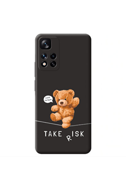 Other Xiaomi Redmi Note 11 Pro 5G Take risk Black Colored Silicone TPU Θήκη