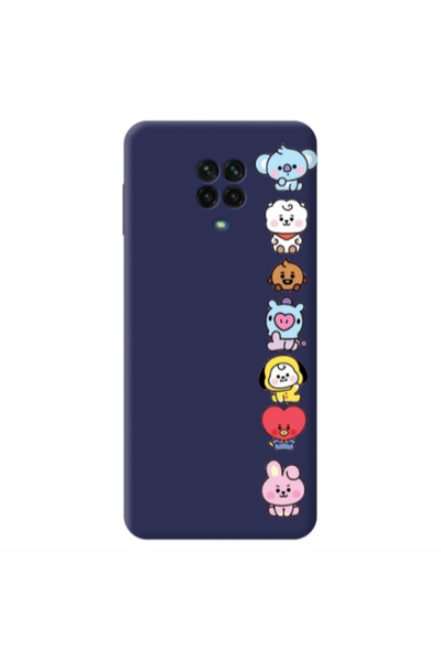 Other Xiaomi Redmi Note 9 Pro Lovely animals Dark blue Colored Silicone TPU Θήκη