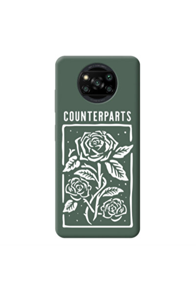 Other Xiaomi Poco X3 Pro Counterparts Dark Green Colored Silicone TPU Θήκη
