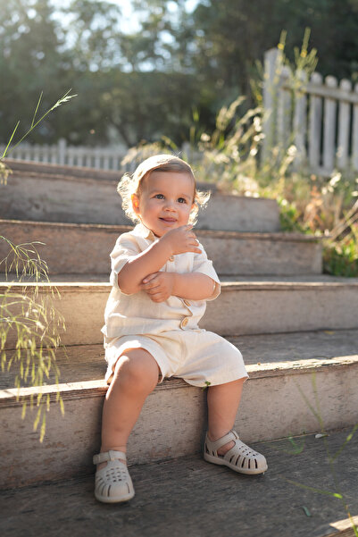 DoDo'S Baby Terra Series 100% Linen Baby Girl-Boy & Kids Shirt Shorts Set