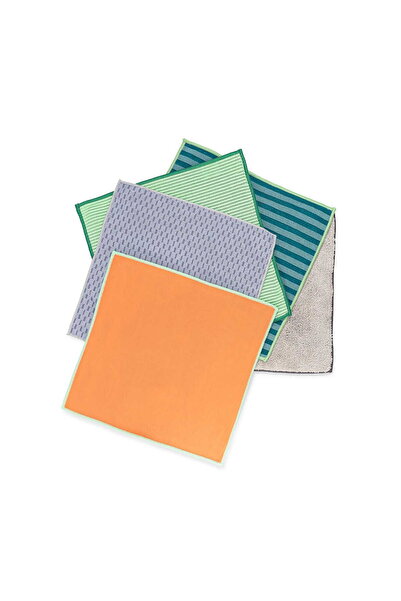 Full Circle Set 5 lavete, FULL CIRCLE, Microfibra, 30,5x0,2x30,5cm, Multicolor