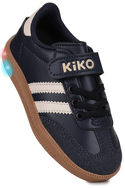 Kiko Kids Renis Günlük Cırtlı Işıklı Kız Çocuk Spor Ayakkabı