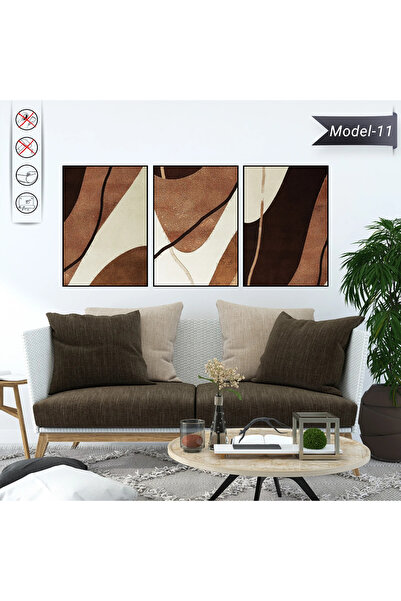 Akıllı Kağıt Statik Tutunma Özellikli Tablo - Poster Modern (Model- 11)