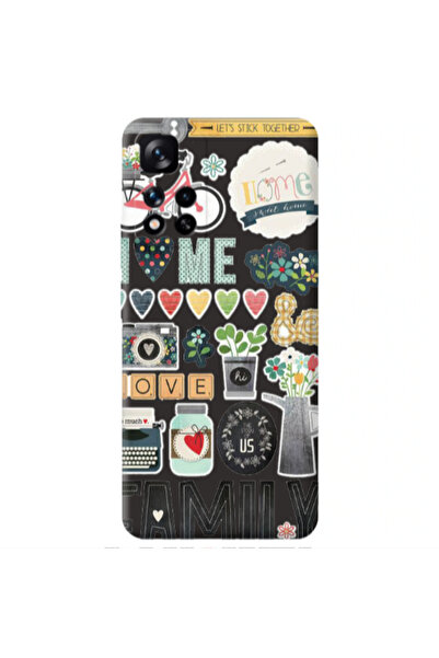 Other Xiaomi Redmi Note 11 Pro 5G Family love home Black Colored Silicone TPU...