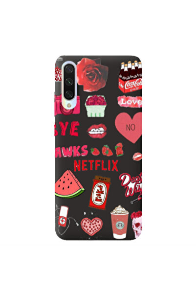 Other Xiaomi Mi 9 Lite pizza is my valentine Black Colored Silicone TPU Θήκη