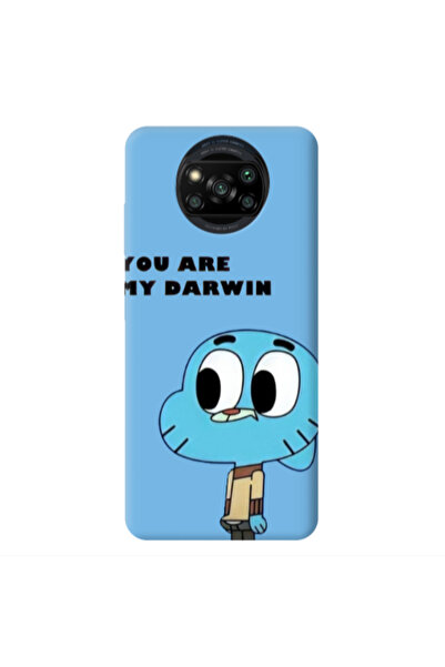 Other Xiaomi Poco X3 /X3 Pro You are my darwin Blue Colored Silicone TPU Θήκη