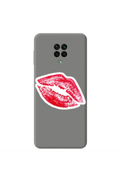 Other Xiaomi Redmi Note 9 Pro Drooling Tongue Grey Colored Silicone TPU Θήκη