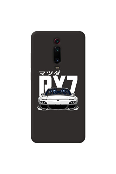 Other Xiaomi Mi 9T Pro Car Rx7 Black Colored Silicone TPU Θήκη