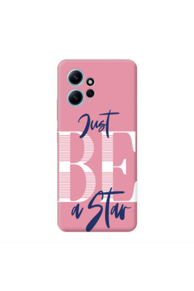 Other Xiaomi Redmi Note 12 4G Just Be a Star Pink Colored Silicone TPU Θήκη