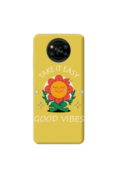 Other Xiaomi Poco X3 /X3 Pro Take It Easy Yellow Colored Silicone TPU Θήκη
