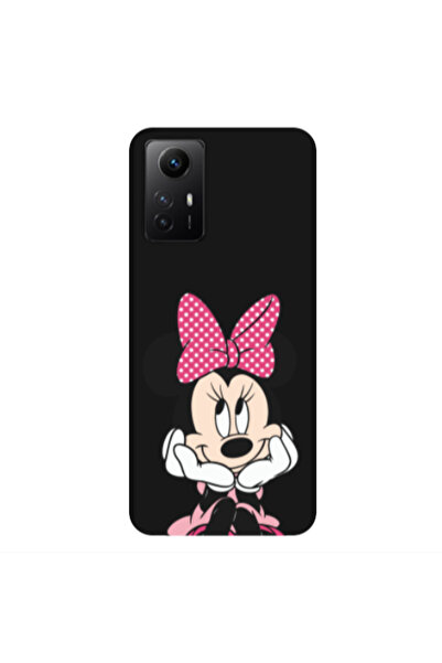 Other Xiaomi Redmi Note 12s Minnie 2 Black Colored Silicone TPU Θήκη