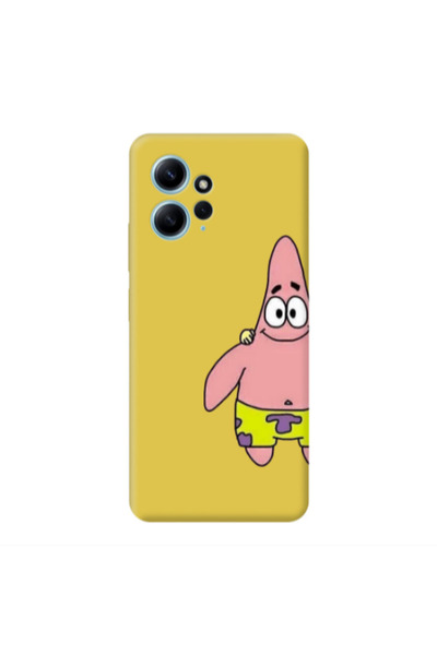 Other Xiaomi Redmi Note 12 4G Spong 1 Yellow Colored Silicone TPU Θήκη
