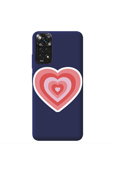Other Xiaomi Redmi Note 11 4G My Heart Is Yours Dark blue Colored Silicone TP...
