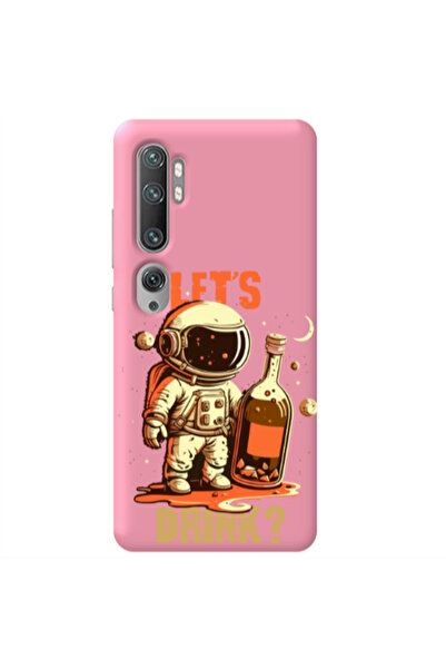 Other Xiaomi Mi Note 10 Pro Lets drink Pink Colored Silicone TPU Θήκη