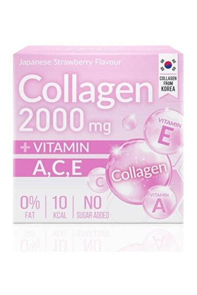 Fresh doze Press & Shake Strawberry Collagen 2000mg Powder Drink Cap
