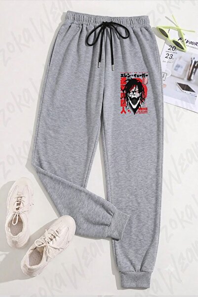 ZOKAWEAR Unisex Aot Eren Yeager 4 Printed Sweatpants