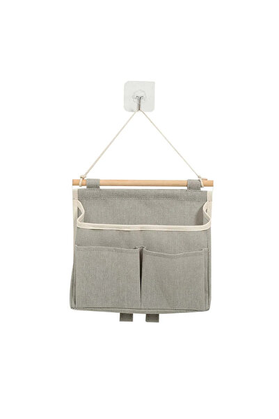 Choice Grey Wall Mounted Storage Bag, Bedside Hanging Storage Bag, Dormitory ...