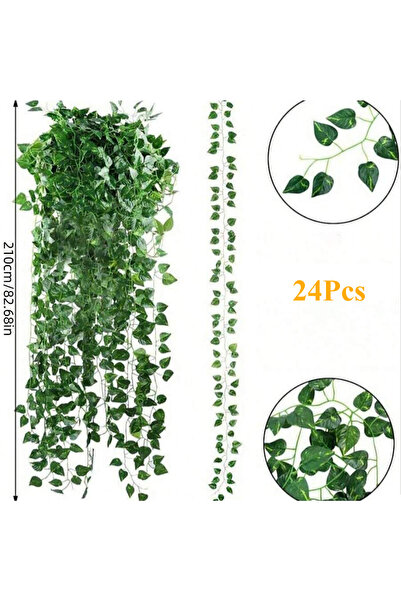 Choice1 24Pcs 12/24Pcs Artificial Ivy Leaves Greenery Garland Fake Watermelon...