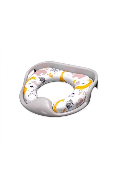 LORELLİ Reductor moale pentru toaleta, cu manere, model universal, Animals Grey