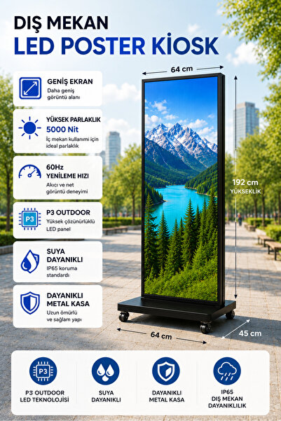 OEM Outdoor Led Poster Ekran