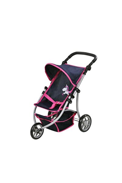 Knorrtoys Carucior Jogger pentru papusi, Knorr Toys, Lio, maner reglabil pe i...