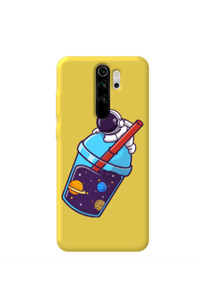 Other Xiaomi Redmi Note 8 Pro Longing in space Yellow Colored Silicone TPU Θήκη