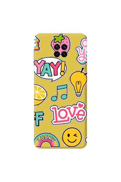 Other Xiaomi Redmi Note 9 Pro Cute desing Yellow Colored Silicone TPU Θήκη