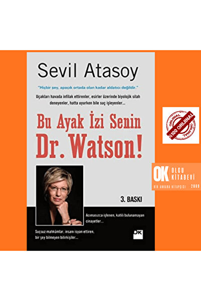 Doğan Novus Bu Ayak İzi Senin Dr. Watson! / Sevil Atasoy - ORJİNALKİTAP