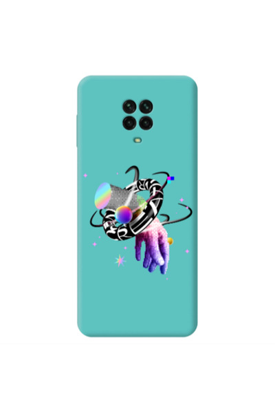 Other Xiaomi Redmi Note 9 Pro Y2k Turquoise Colored Silicone TPU Θήκη