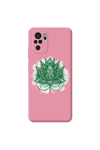 Other Xiaomi Redmi Note 10S Witch leaf Pink Colored Silicone TPU Θήκη