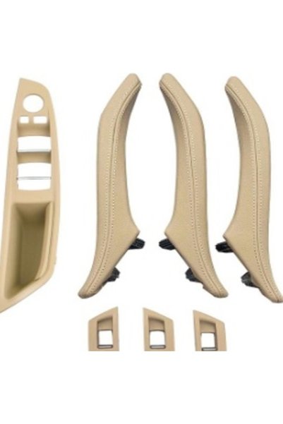 DEGRA BMW F10 İÇ KAPI KOLU SET BEJ DERİ