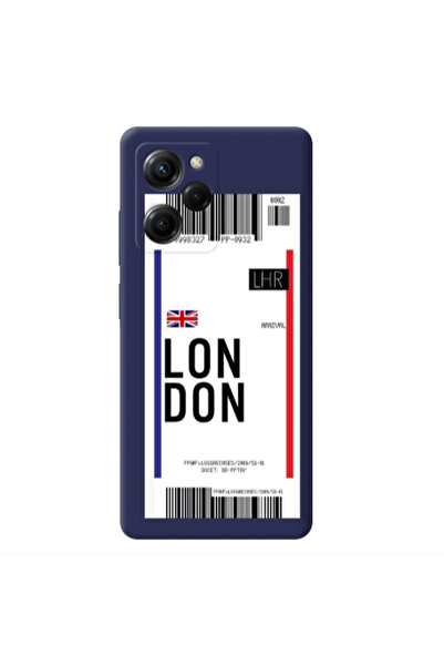 Other Xiaomi Poco X5 Pro London Arrival Dark blue Colored Silicone TPU Θήκη