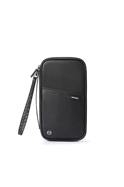 choice2 Black Organizer Travel Accessories Cover Document Bag Card Holder Tra...